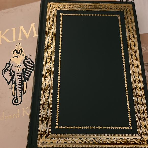 Rudyard Kipling Kim and Captains Courageous Hardcover Coffee Table Books - Picture 2 of 14